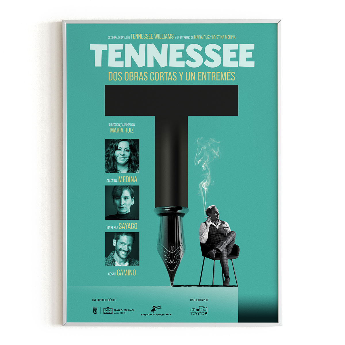 diseño cartel teatro tennessee